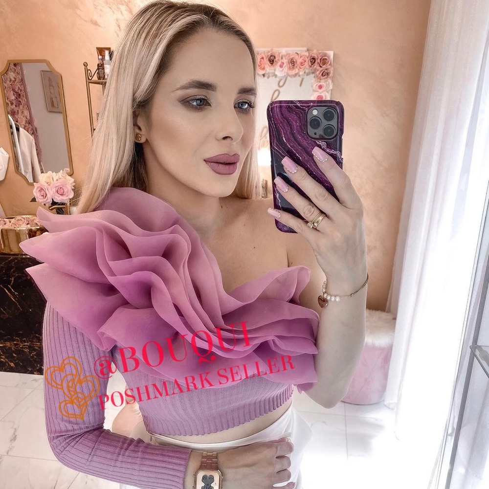 BLOGGERS FAV ZARA ASYMMETRICAL ORGANZA KNIT TOP